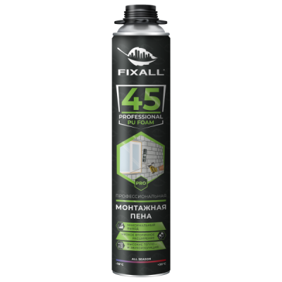 Пена Профессиональная FIXALL 45 PRO 750мл
