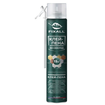 Клей-Пена FIXALL 60 Секунд Бытовая STD 650мл