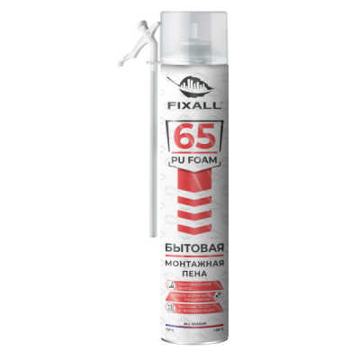 Пена Монтажная Бытовая FIXALL 65 750мл