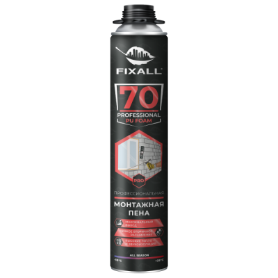 Пена Профессиональная FIXALL 70 PRO 890мл